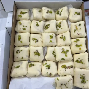 ÇİKOLATA KAPLI BEYAZ BOHÇA LOKUM